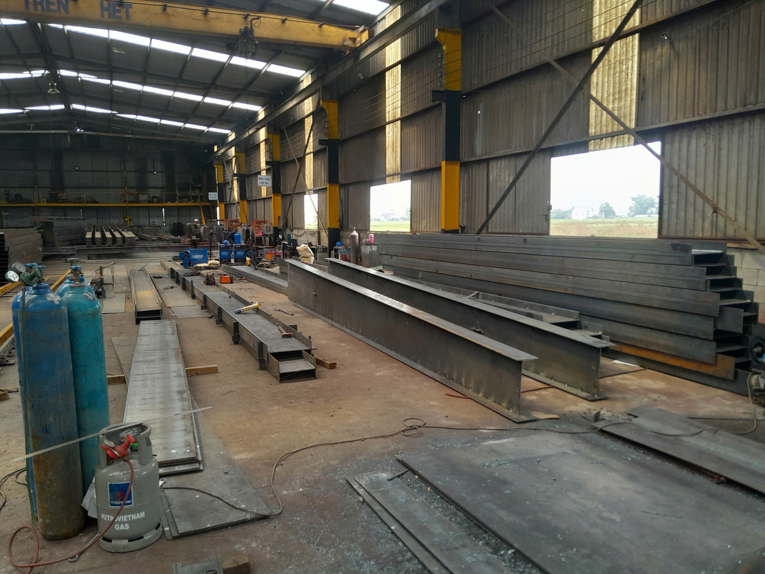 XƯỞNG SẢN XUẤT GIA CÔNG KẾT CẤU THÉP