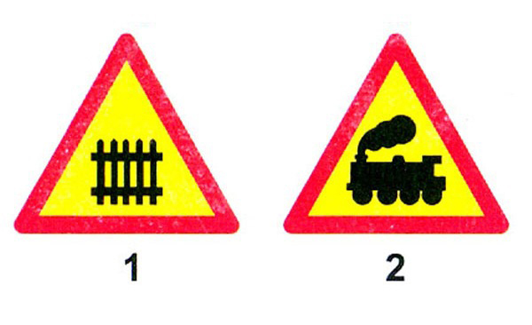 Biển 210, 211 – Giao cắt đường sắt