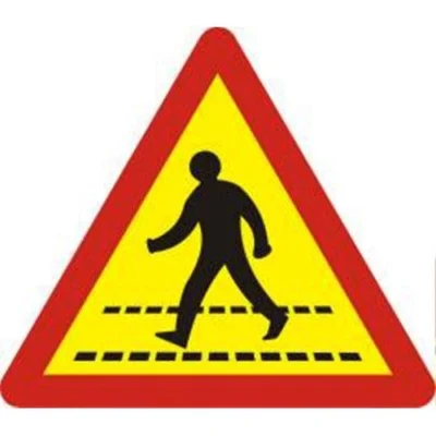 Biển báo nguy hiểm W.224 – Đường người đi bộ cắt ngang