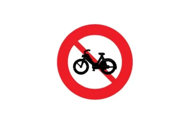 Biển báo cấm xe gắn máy là gì?