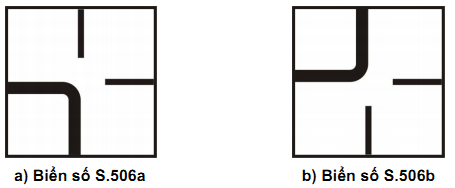Biển S.506 (a, b) – Hướng đường ưu tiên