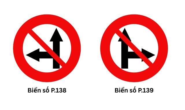Biển báo cấm hướng