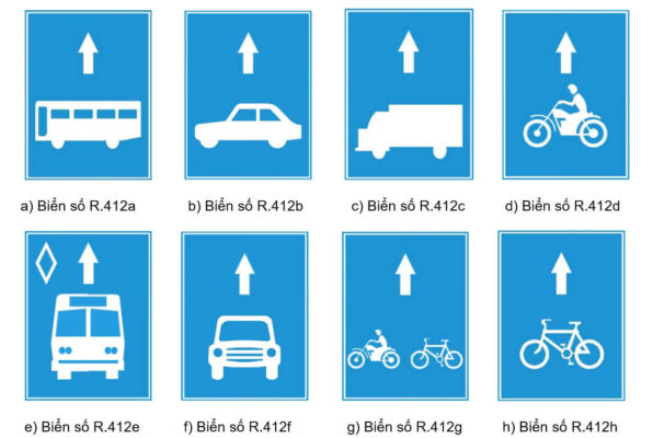 Đặc điểm nhận diện biển báo chỉ dẫn