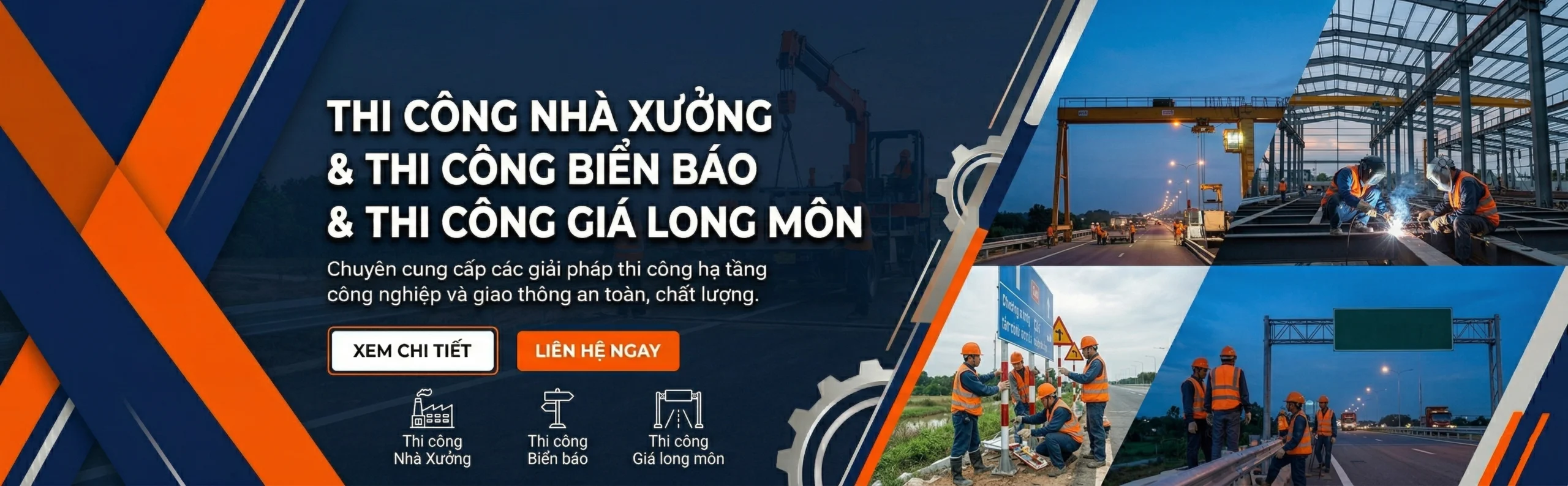 Thi công lan can cầu & Hộ Lan & Khu co giãn Giá long môn