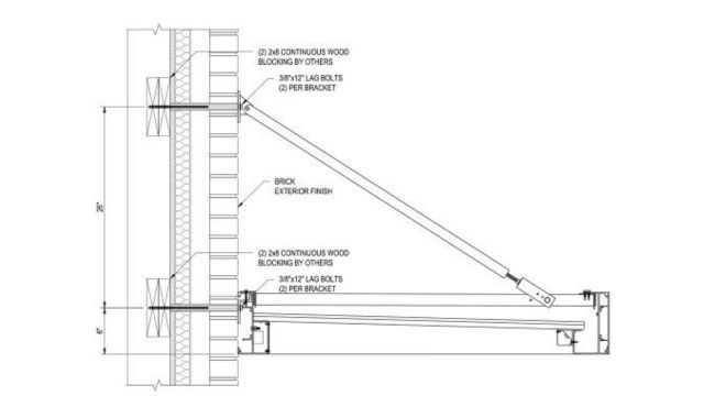 bản vẽ mái canopy khung thép