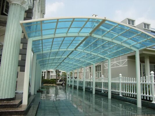 Mái Canopy Lối Đi Là Gì Và Được Ứng Dụng Ở Đâu?