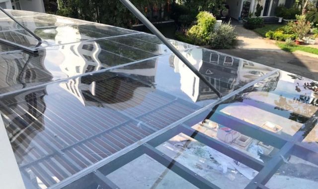 Thi công mái đón polycarbonate trọn gói