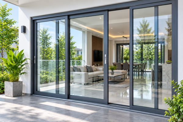 Cửa nhôm kính mở trượt