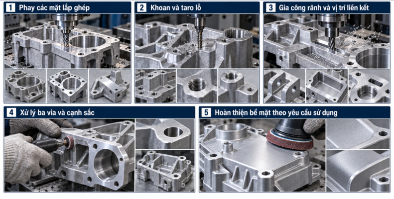 Nhôm Đúc Định Hình Sau Khi Tạo Phôi Cần Gia Công Những Gì?