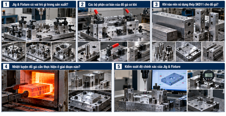 Gia công đồ gá cơ khí (Jig & Fixture)